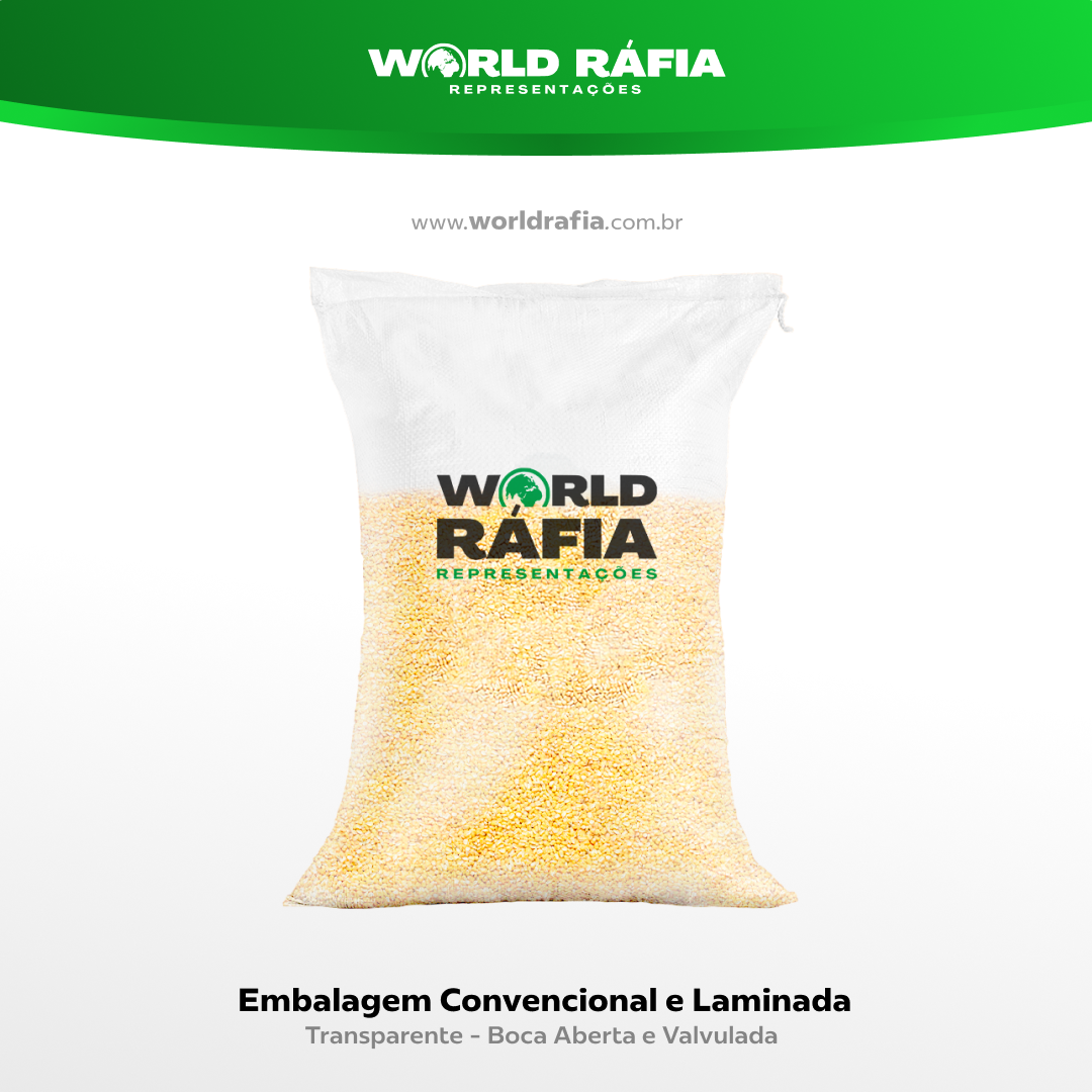 Embalagem Sacaria de Ráfia - Transparente