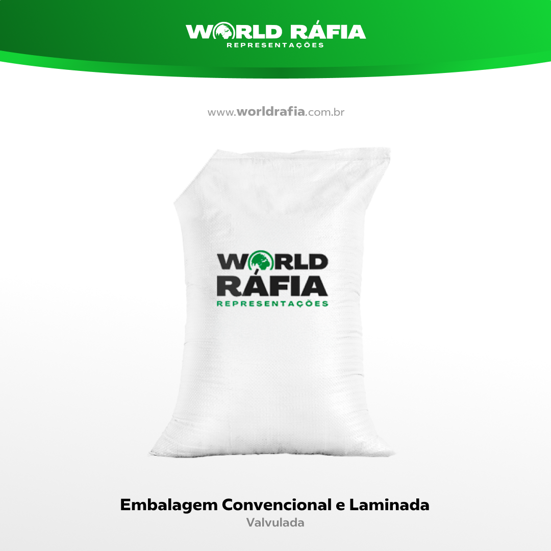 Embalagem Sacaria de Ráfia - Valvulada